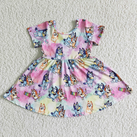 cartoon dog big dress