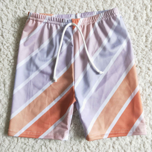 stripe boy short swim