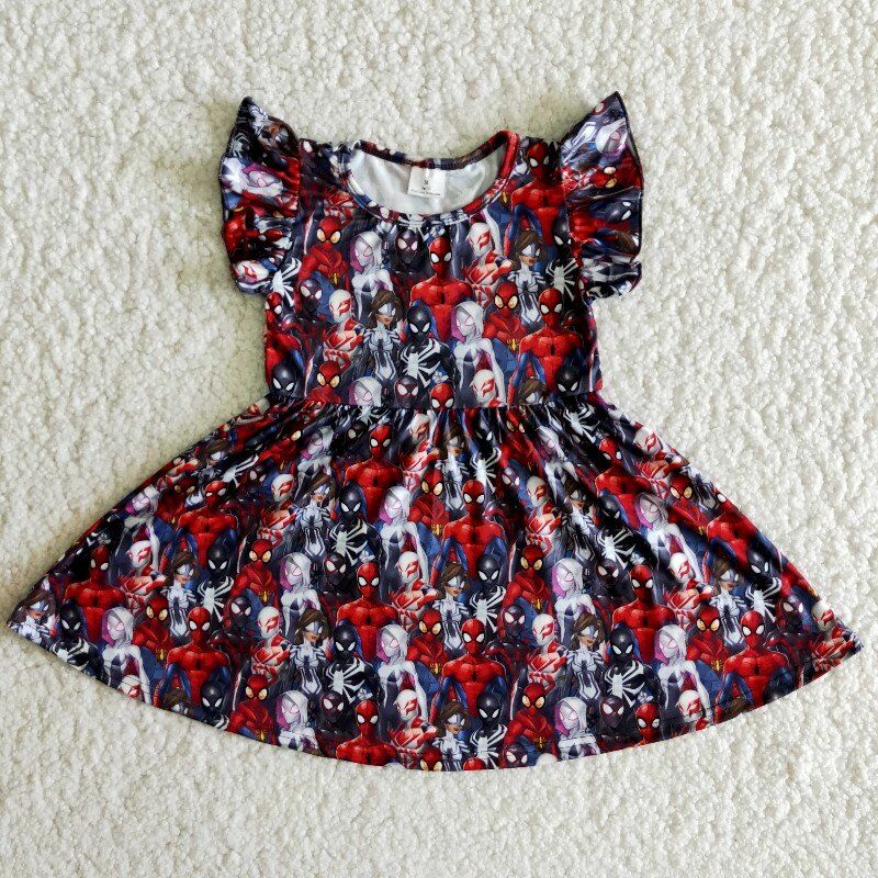 Red Cartoon big skirt