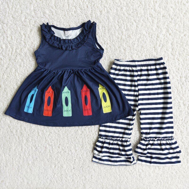 Back To School Pencil Ruffle Set