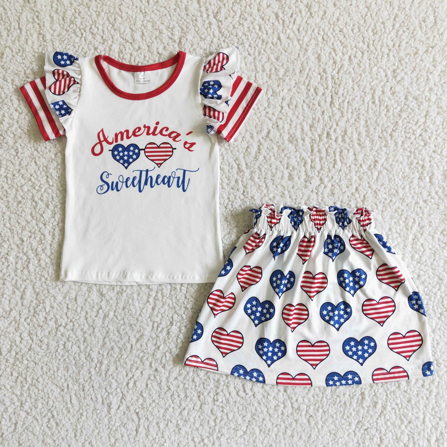 July Of 4th Glasses summer set