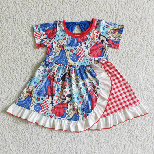 July of 4th Blue girls dress
