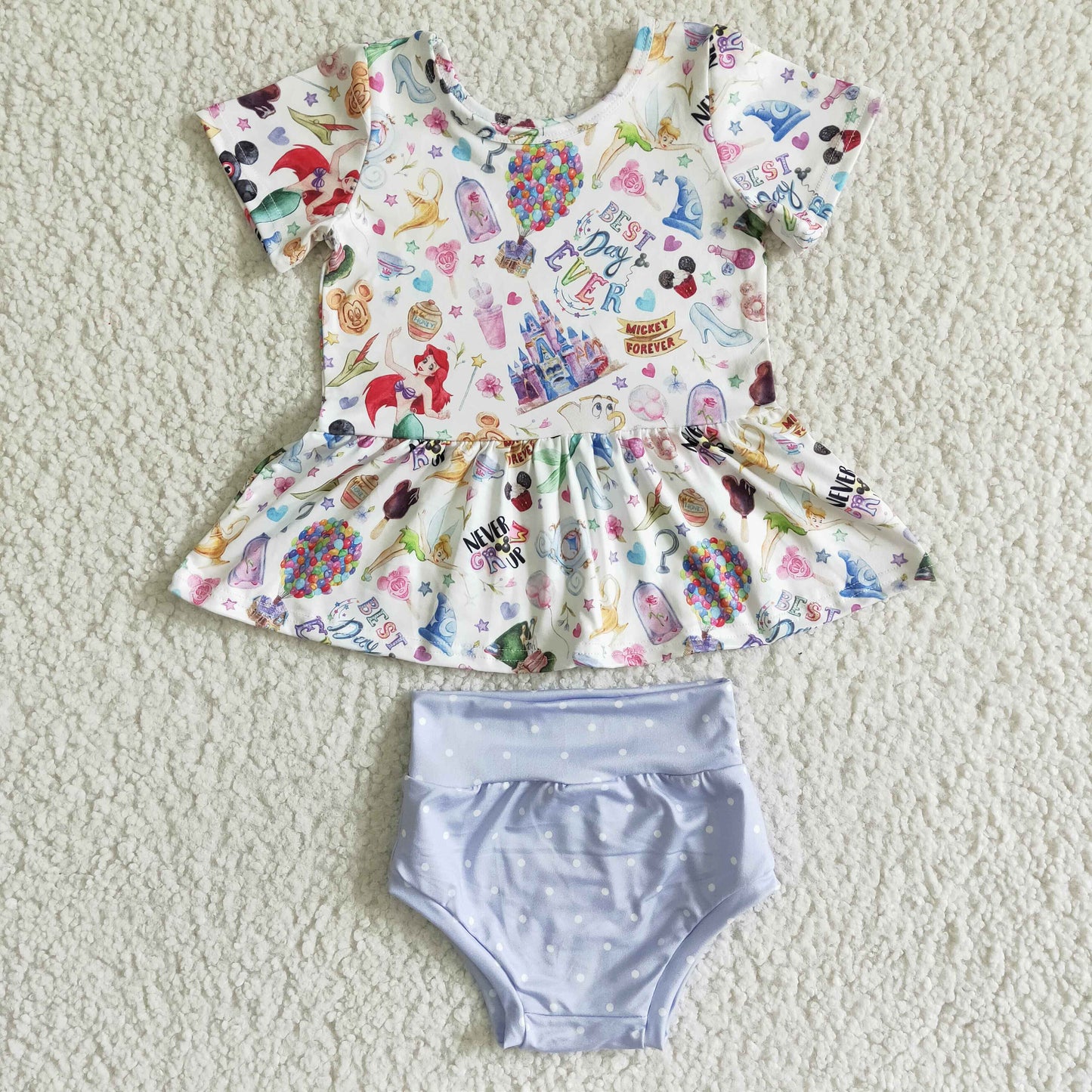 Cartoon girls set Bummies