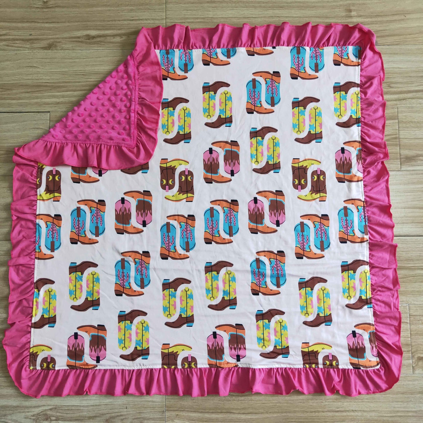 Purple boots Blanket