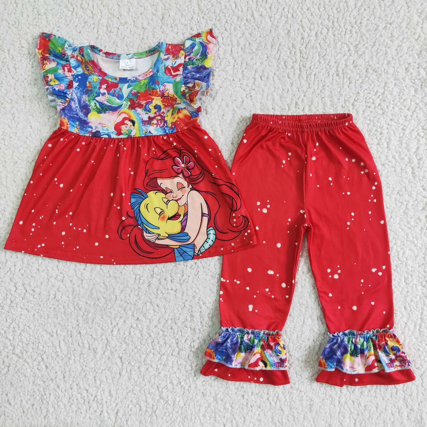 Red Cartoon girl outfits
