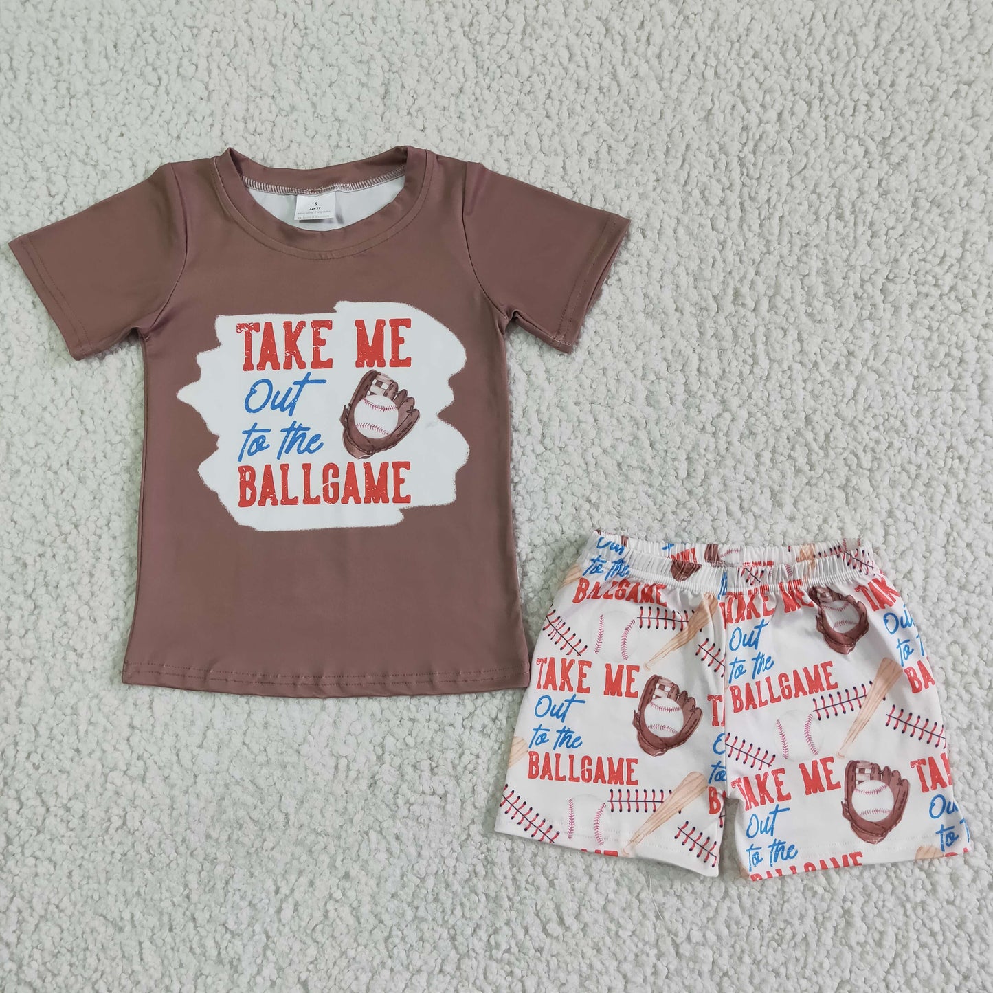 Boy Baseball Summer Set