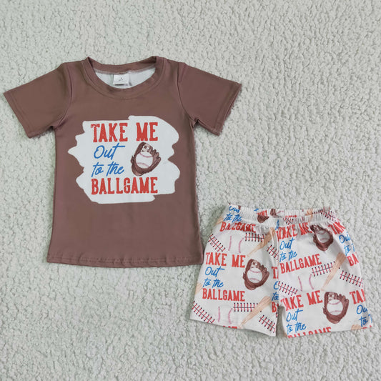 Boy Baseball Summer Set