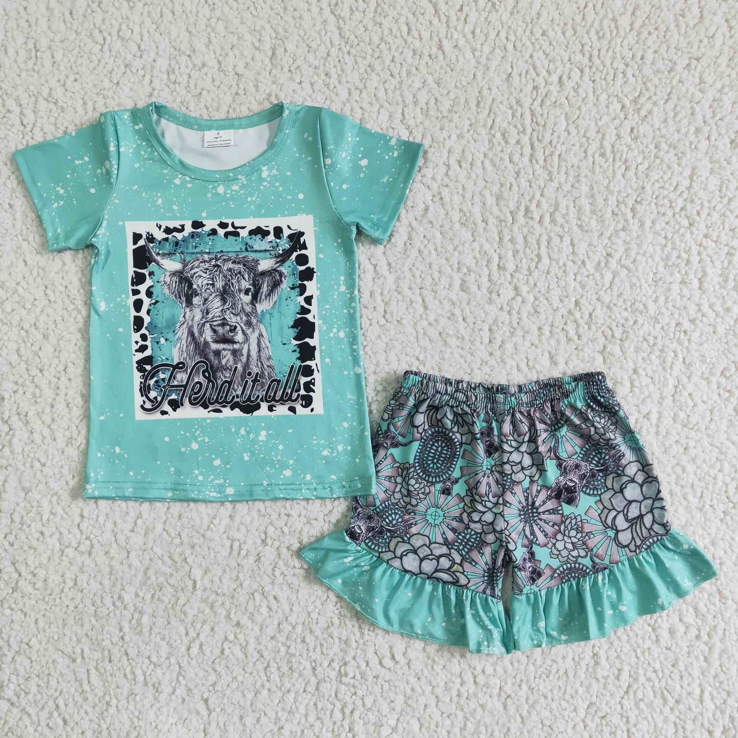 Helditall Cow girls summer set