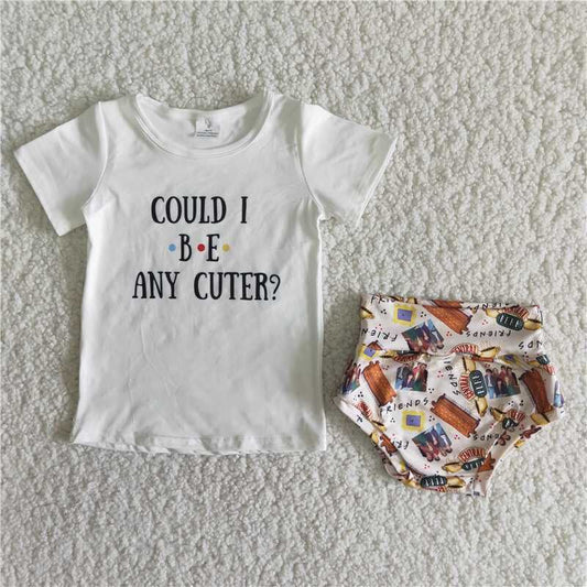 Pumpkin Girl's Bummies Set