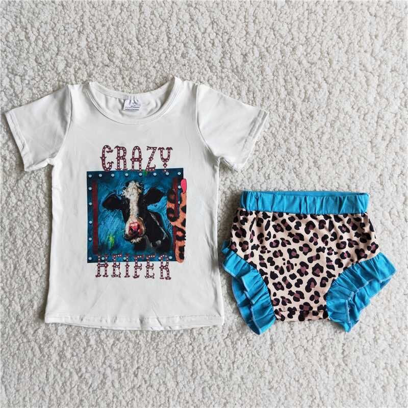Cow Girl's Bummies Set