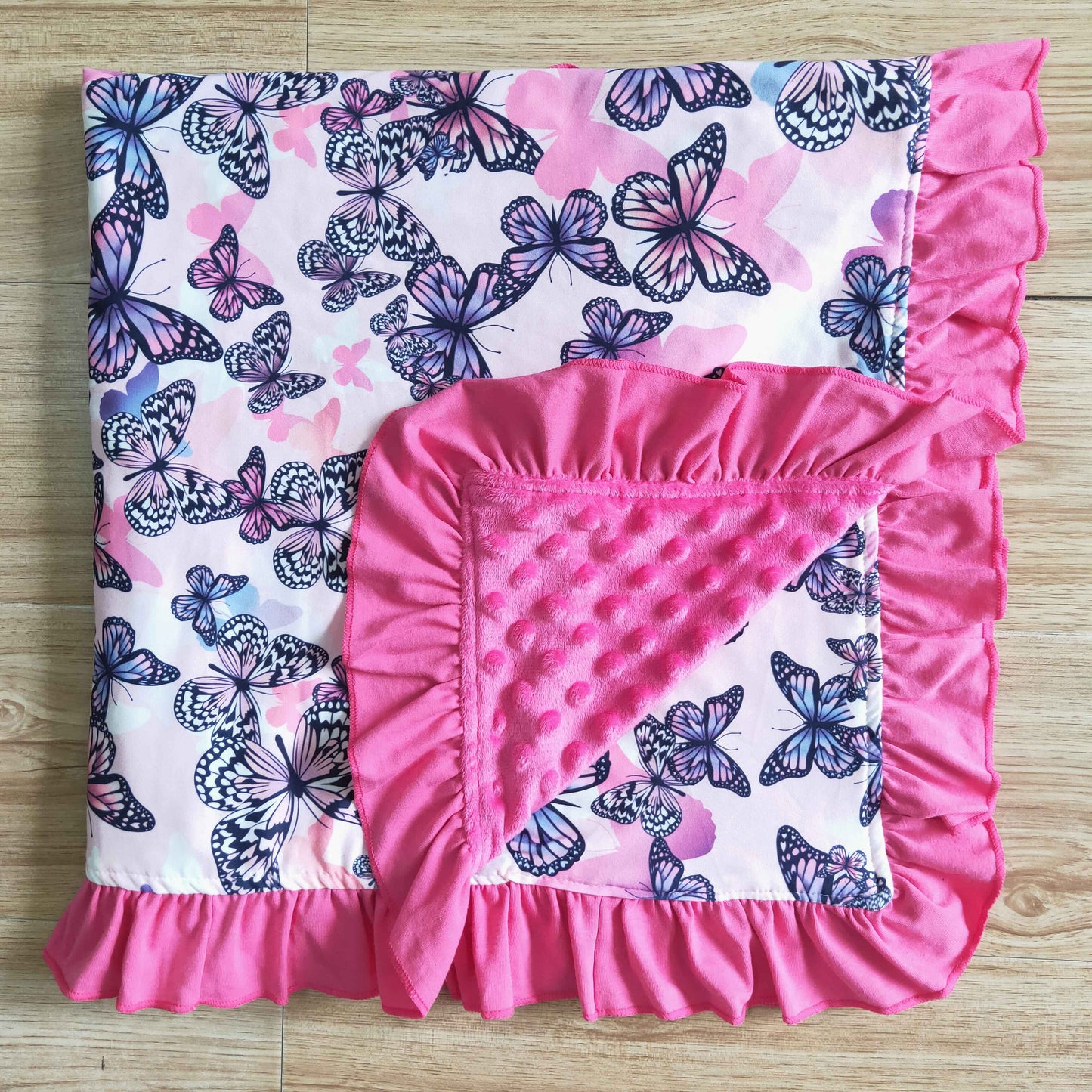 Purple Butterfly Blanket