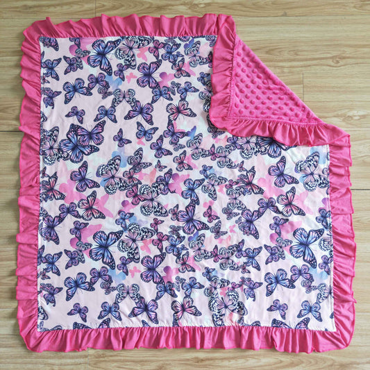 Purple Butterfly Blanket