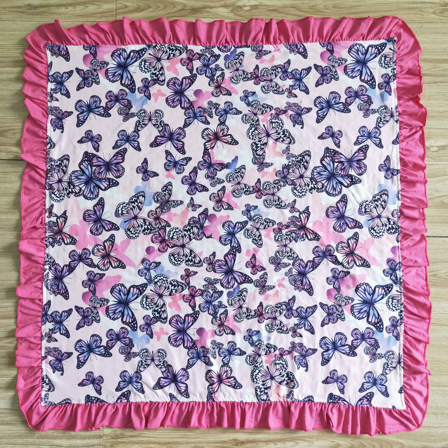 Purple Butterfly Blanket