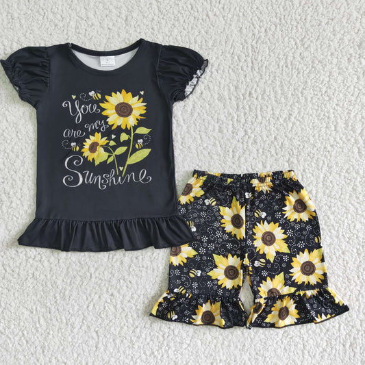 Back sunflower summer set