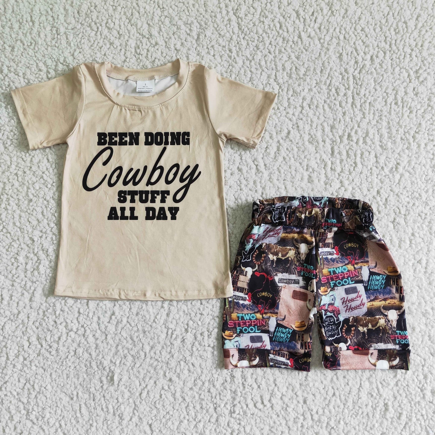 Cowboy Short Summer Set