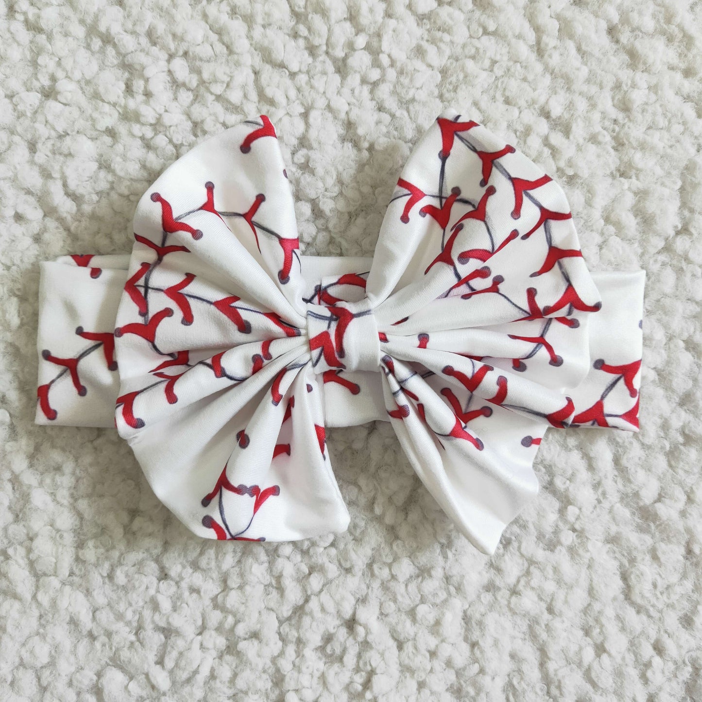 Red Baseball PITCHER Girls Set Bummies