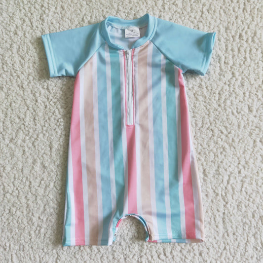 Swimsuit Colorful Stripe Baby Romper