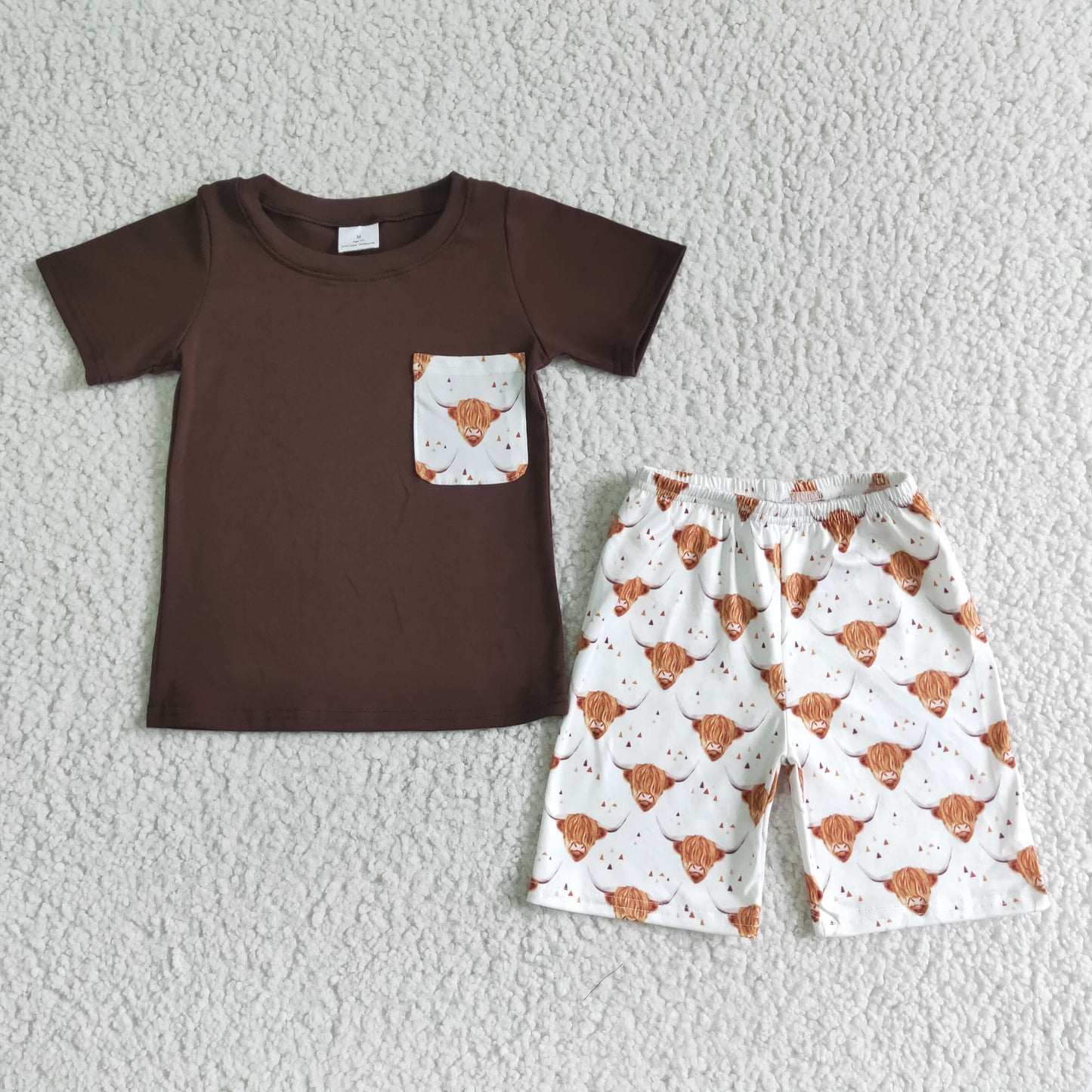 Brown Cow Boy Summer Set