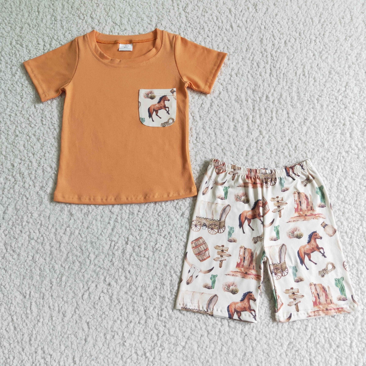 Yellow Horse Boy Summer Set