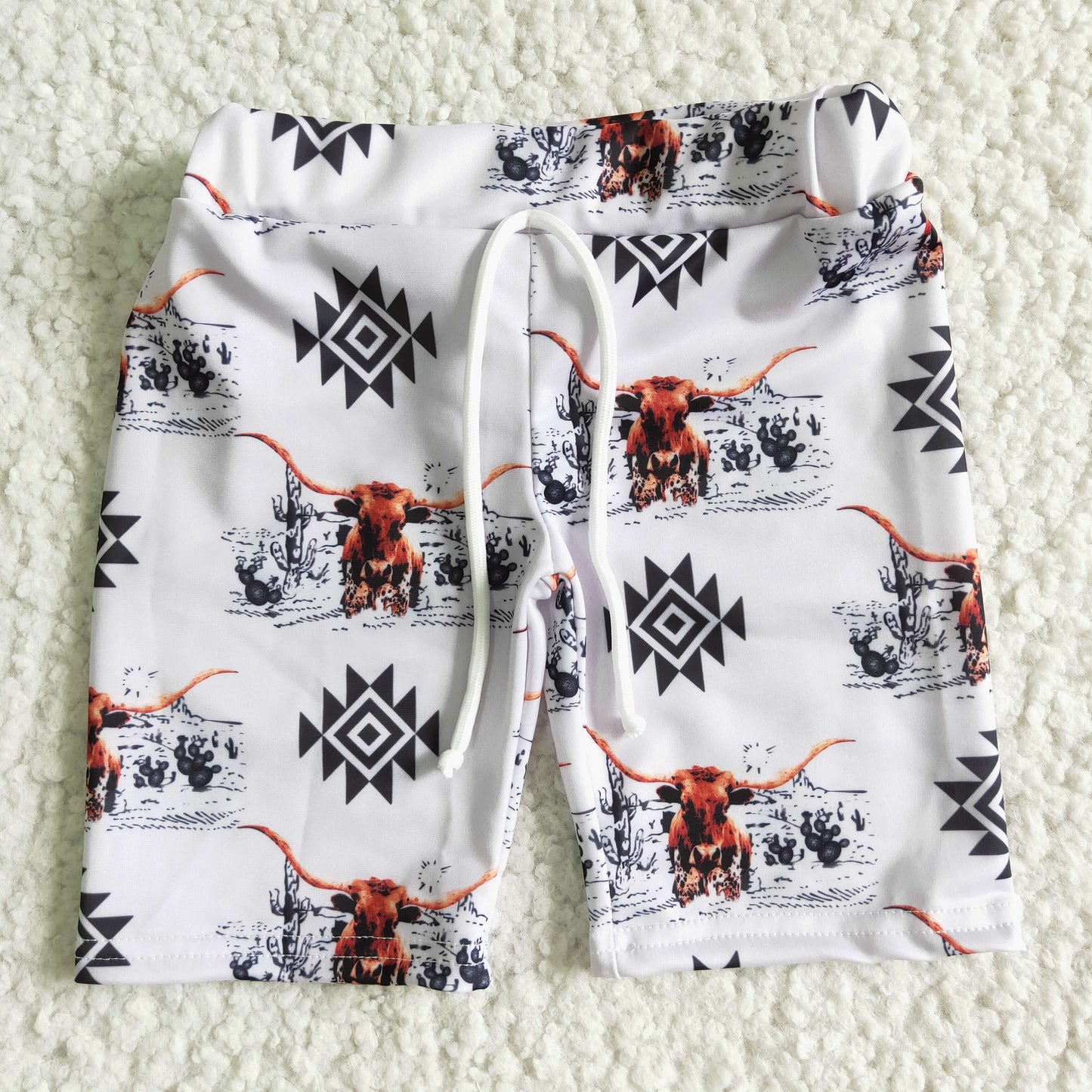 black short swim