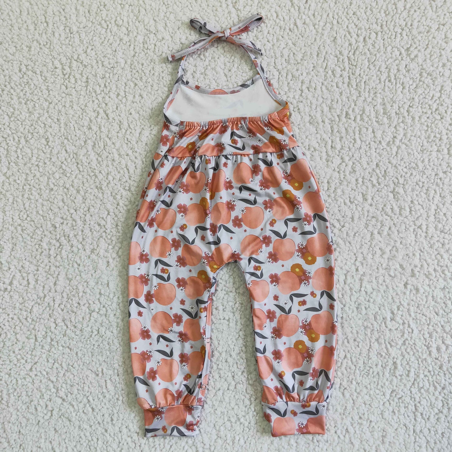 Peach Girls Jumpsuit