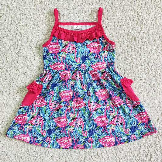 Purple With Pocket Girl Skirt