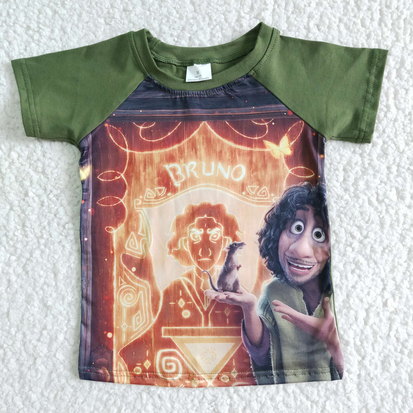 New Cartoon Green Boy Shirt