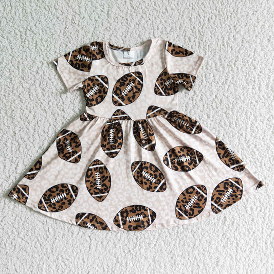 Leopard football Girl Big Skirt