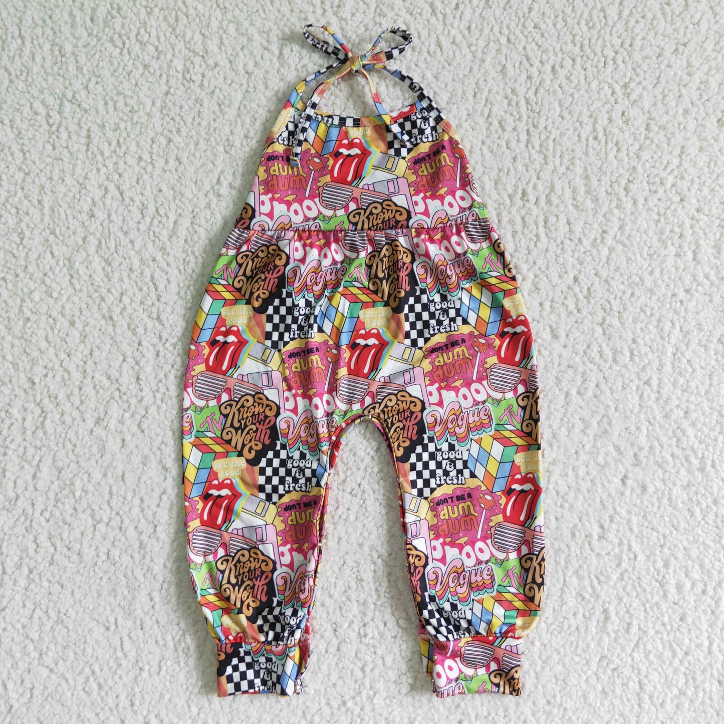 Cartoon Girl‘s Jumpsuit