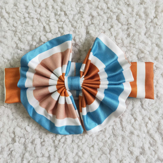 stripe Summer Set With Bow