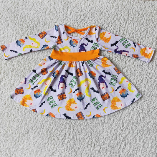 Halloween Purple Cartoon big skirt