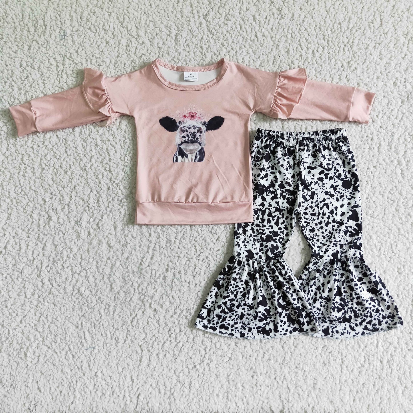 Pink Leopard Cow