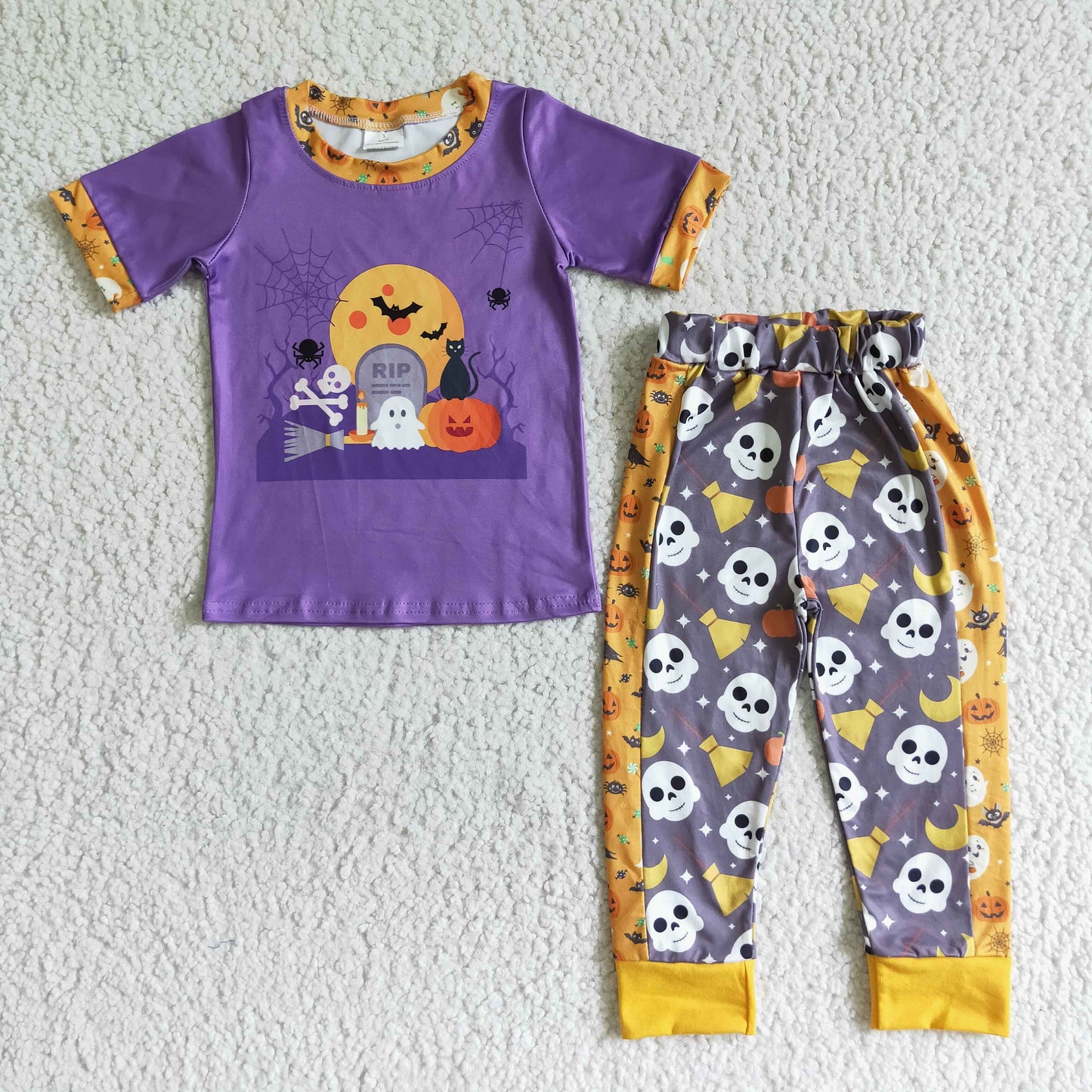 Halloween Purple Cartoon Outfits