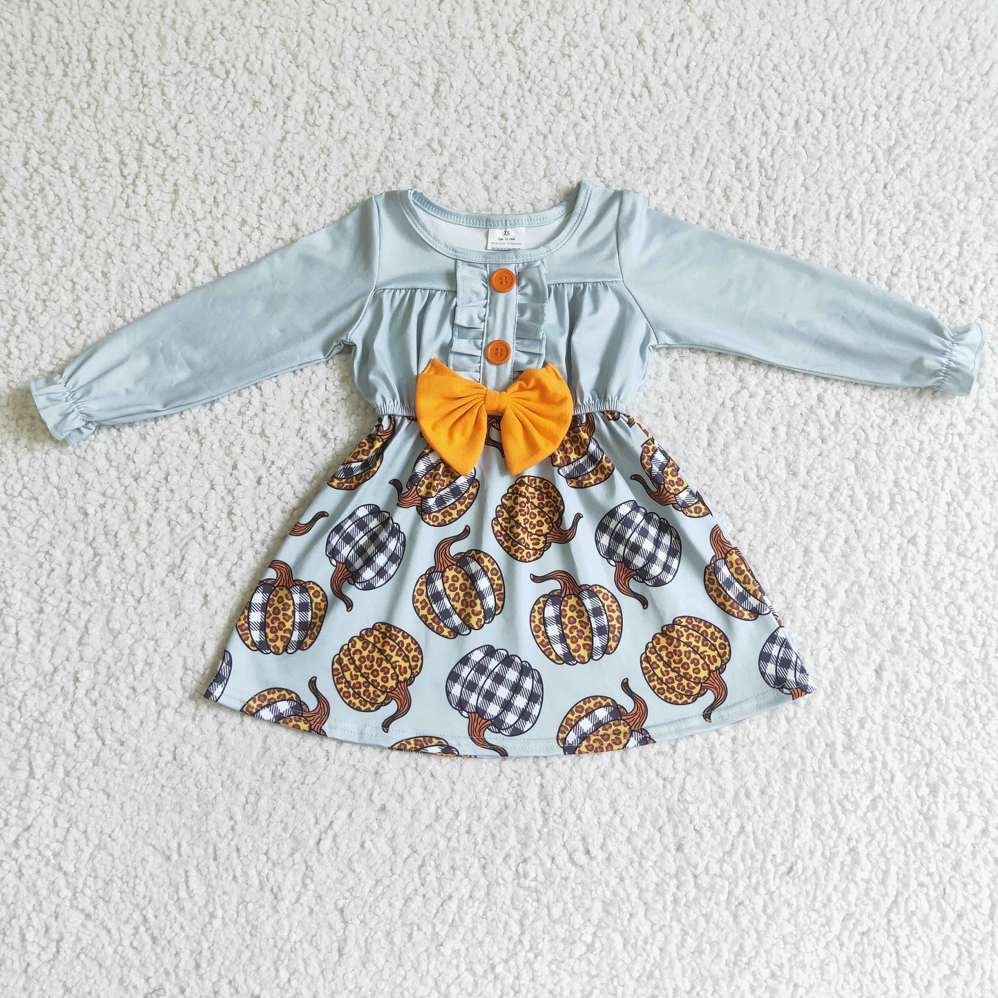 HALLOWEEN PUMPKIN LEOPARD LONG SLEEVES