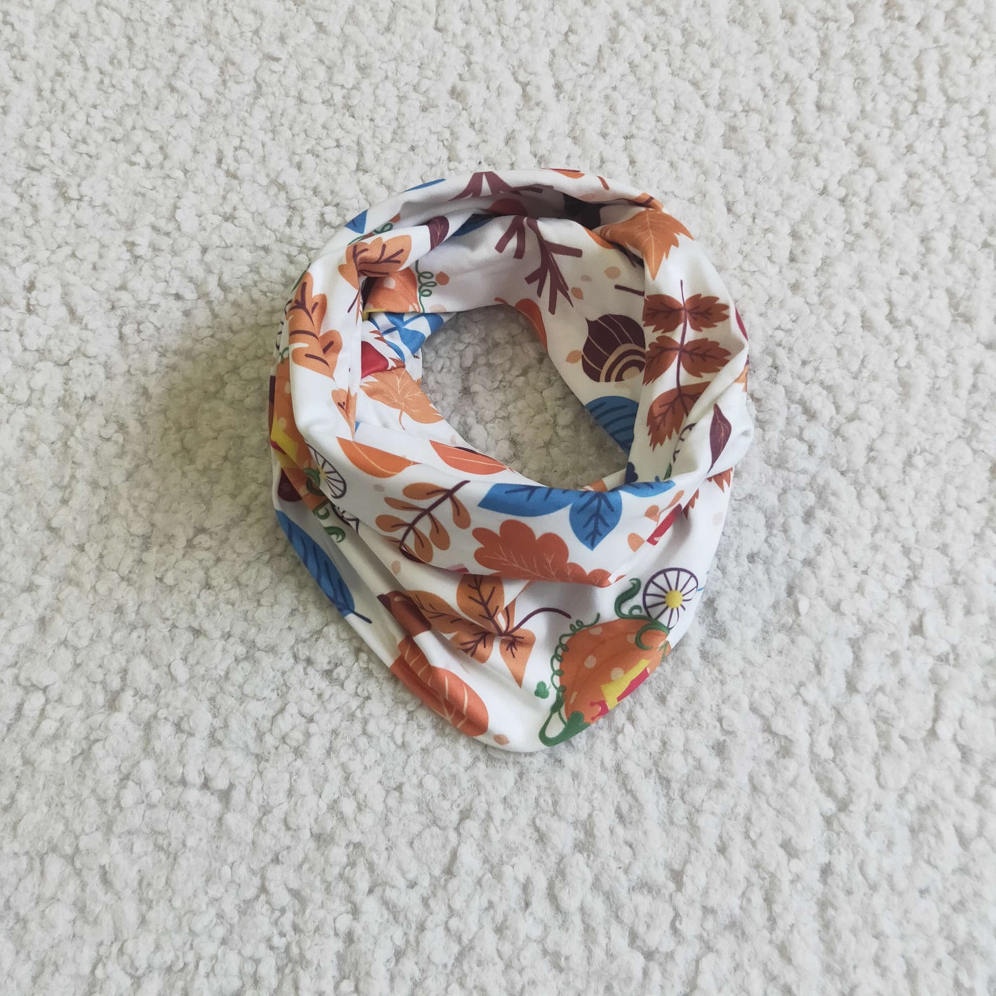 Fall Outfits Embroidered Cotton Flowers Pumpkin Girls Outfts