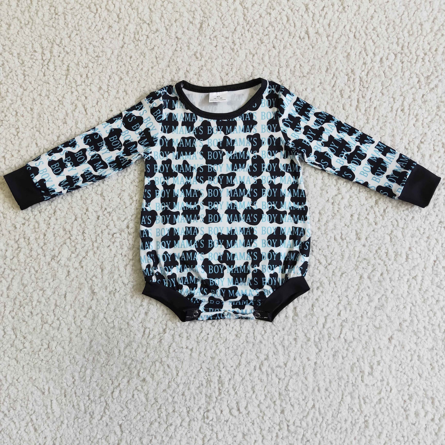 MAMA'S Boy Baby Romper