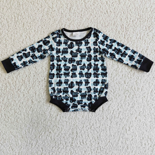 MAMA'S Boy Baby Romper