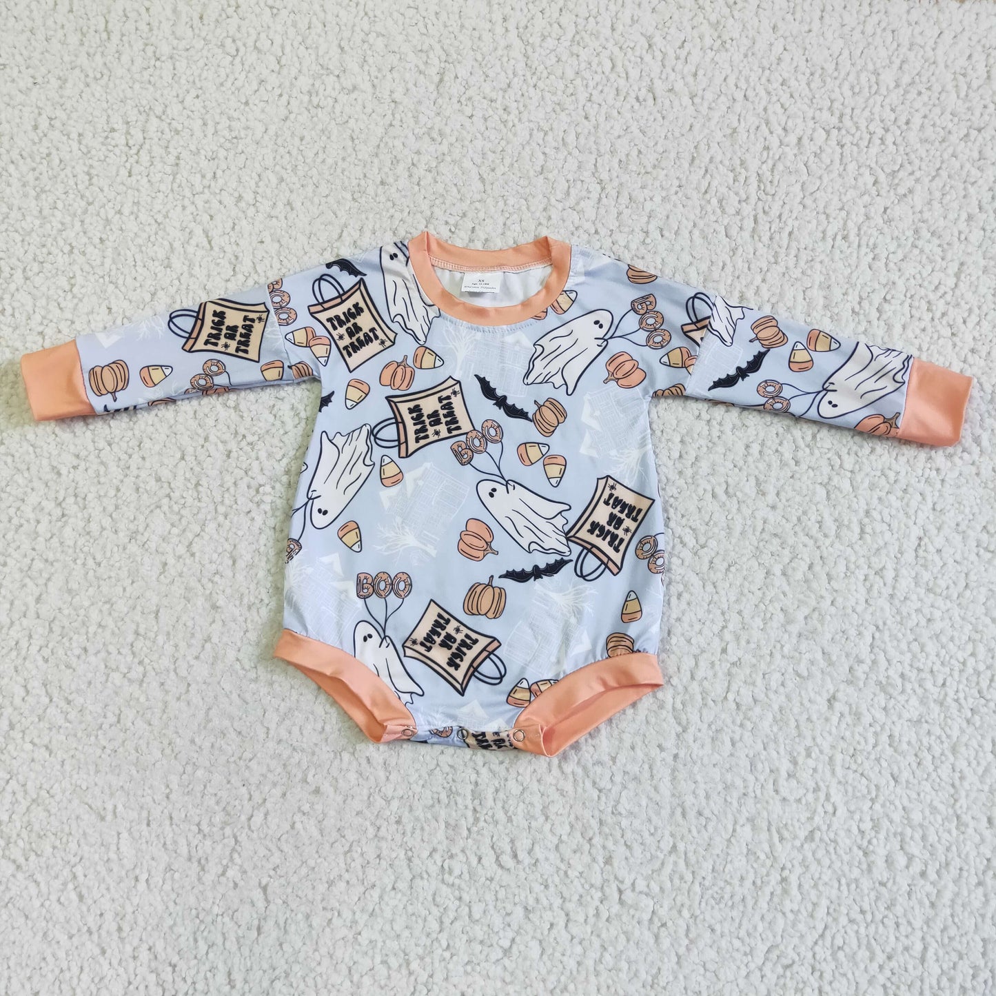 Halloween Cartoon long sleeves romper
