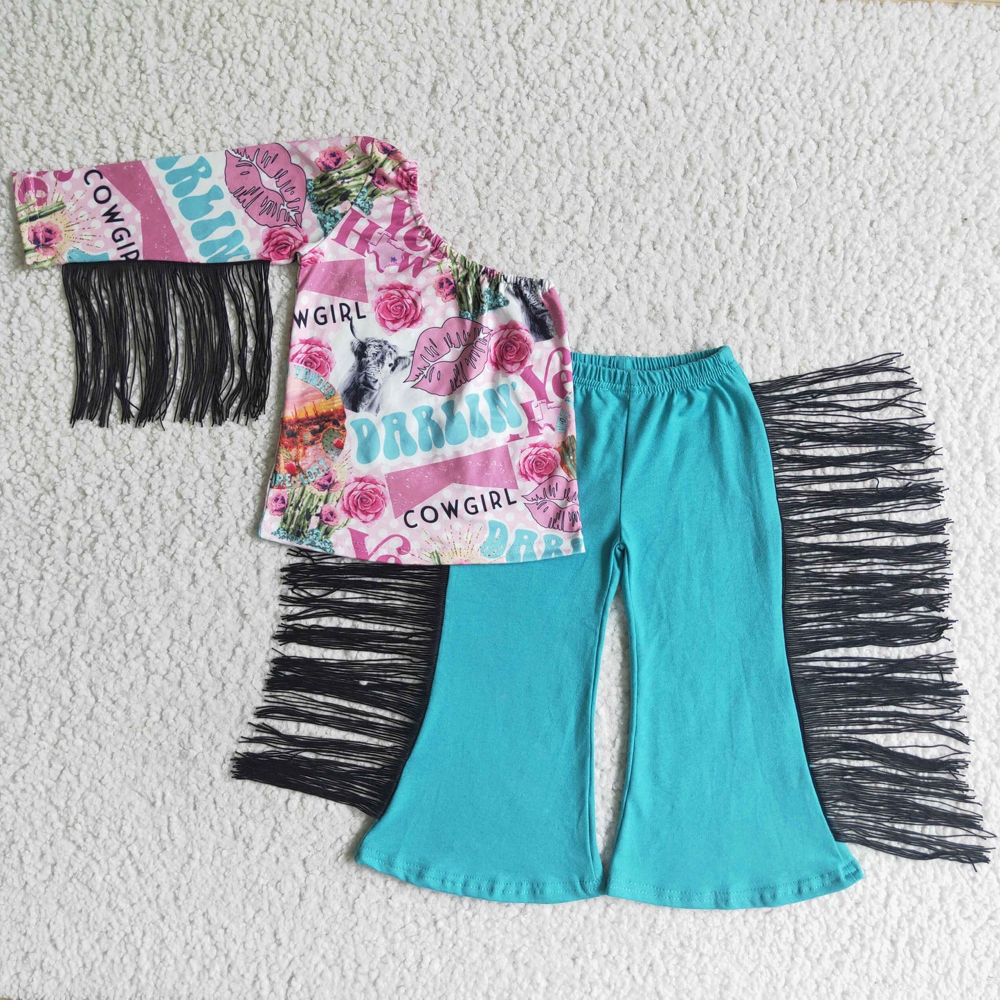 Cowgirls bell Pants Girls Outfits