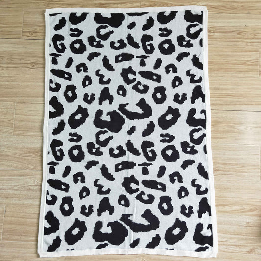 Leopard wool Blanket