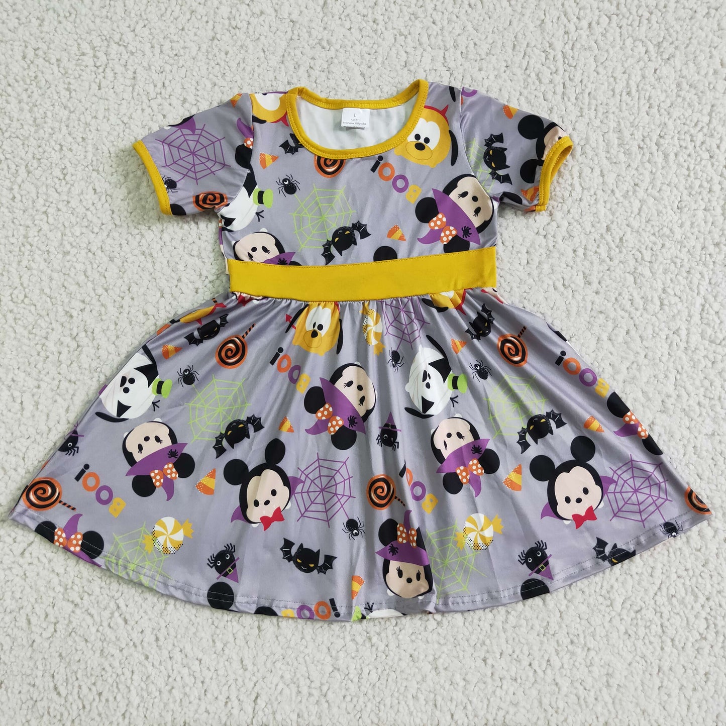 Halloween Pumpkin Girls Dress