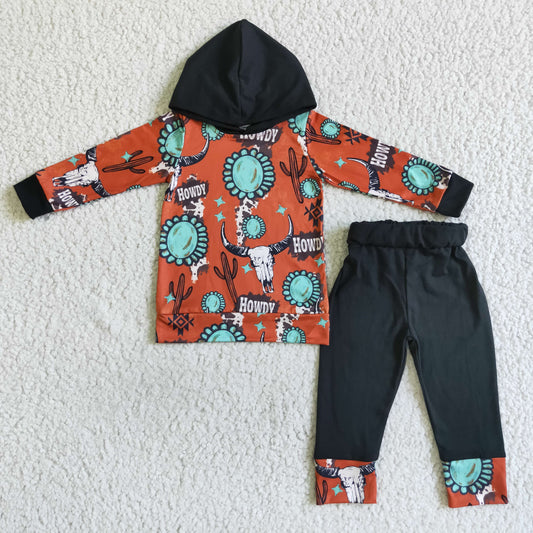 Western Cactus boy Jogger Outfit