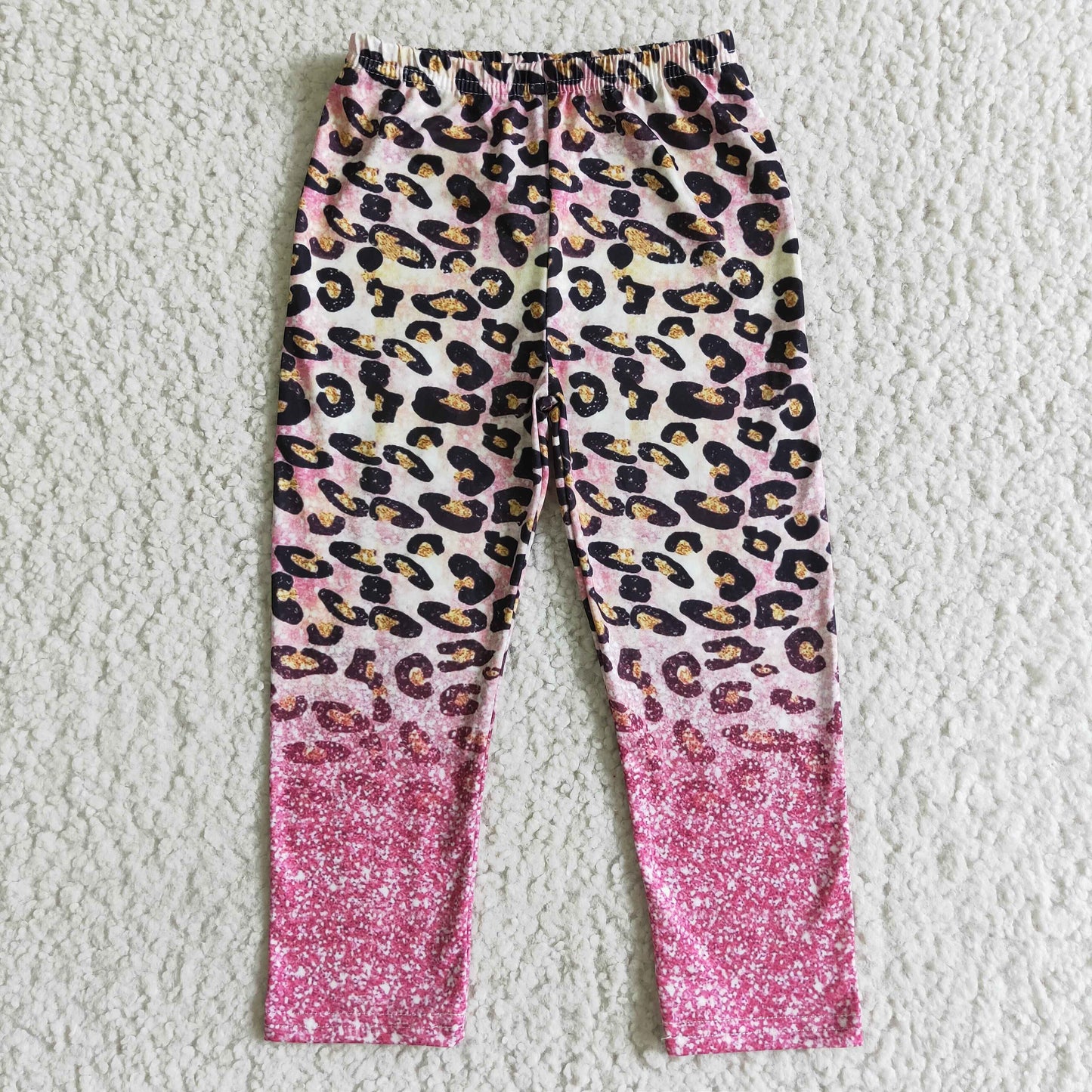 NEW LEOPARD PINK LEGGING GIRL'S PANTS