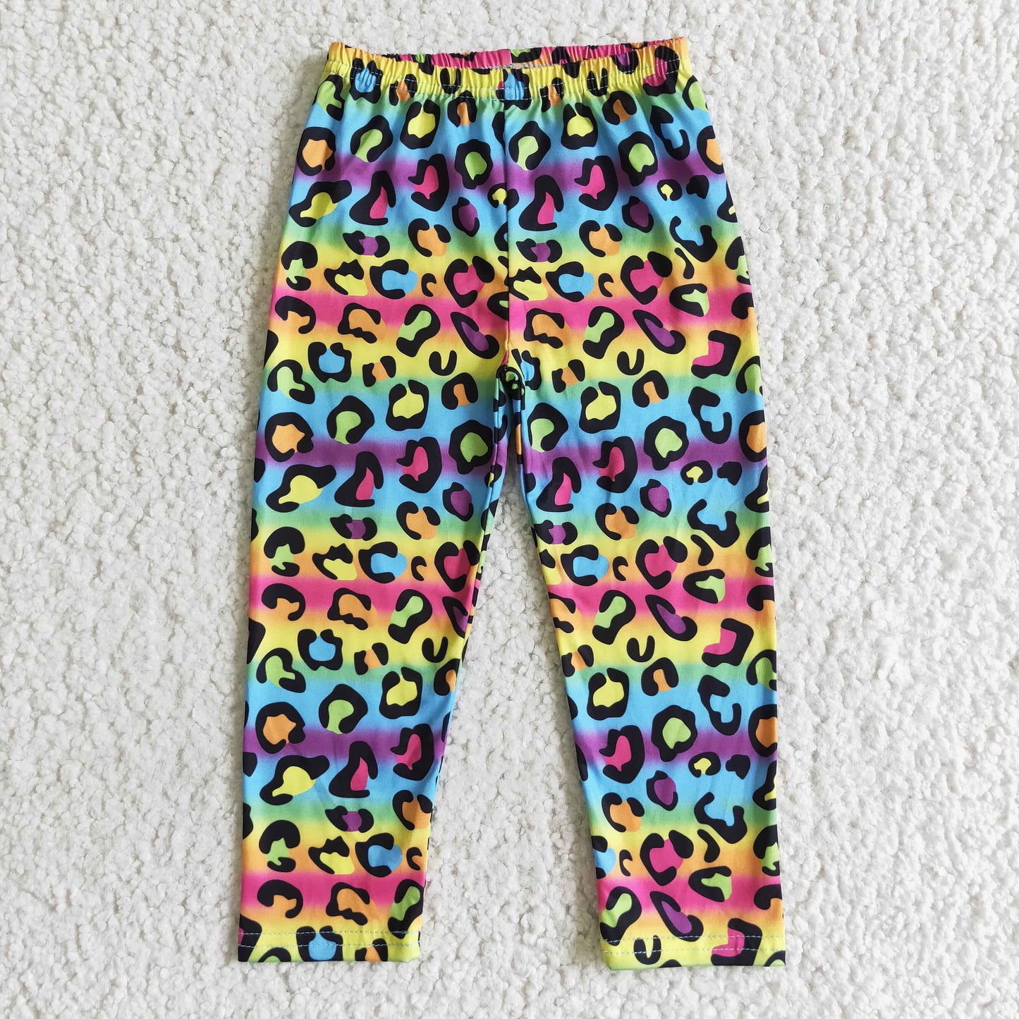 NEW LEOPARD COLORFUL LEGGING GIRL'S PANTS