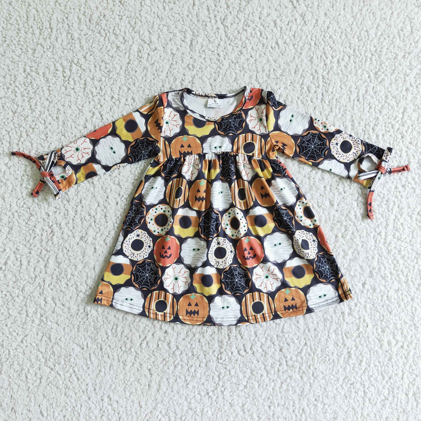 Halloween Pumpkin Girls Dress