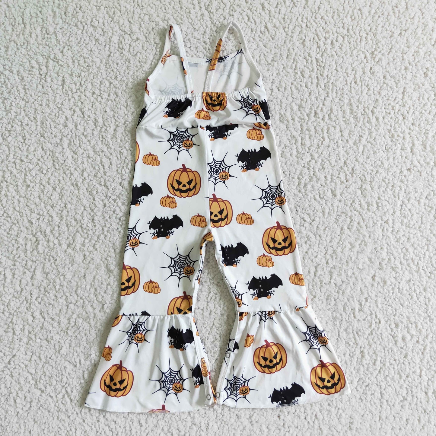 Halloween Pumpkin Girls Jumpsuit