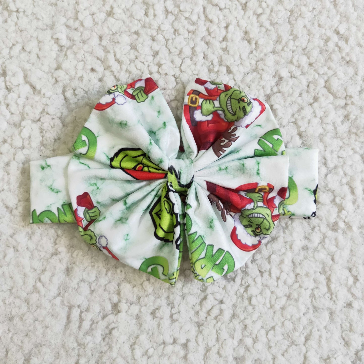 Christmas Green Cartoon +Skirt Girls Set