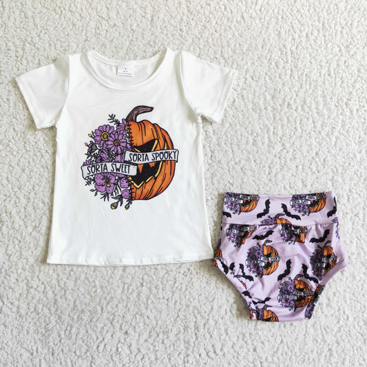 Halloween Pumpkin bummie outfit