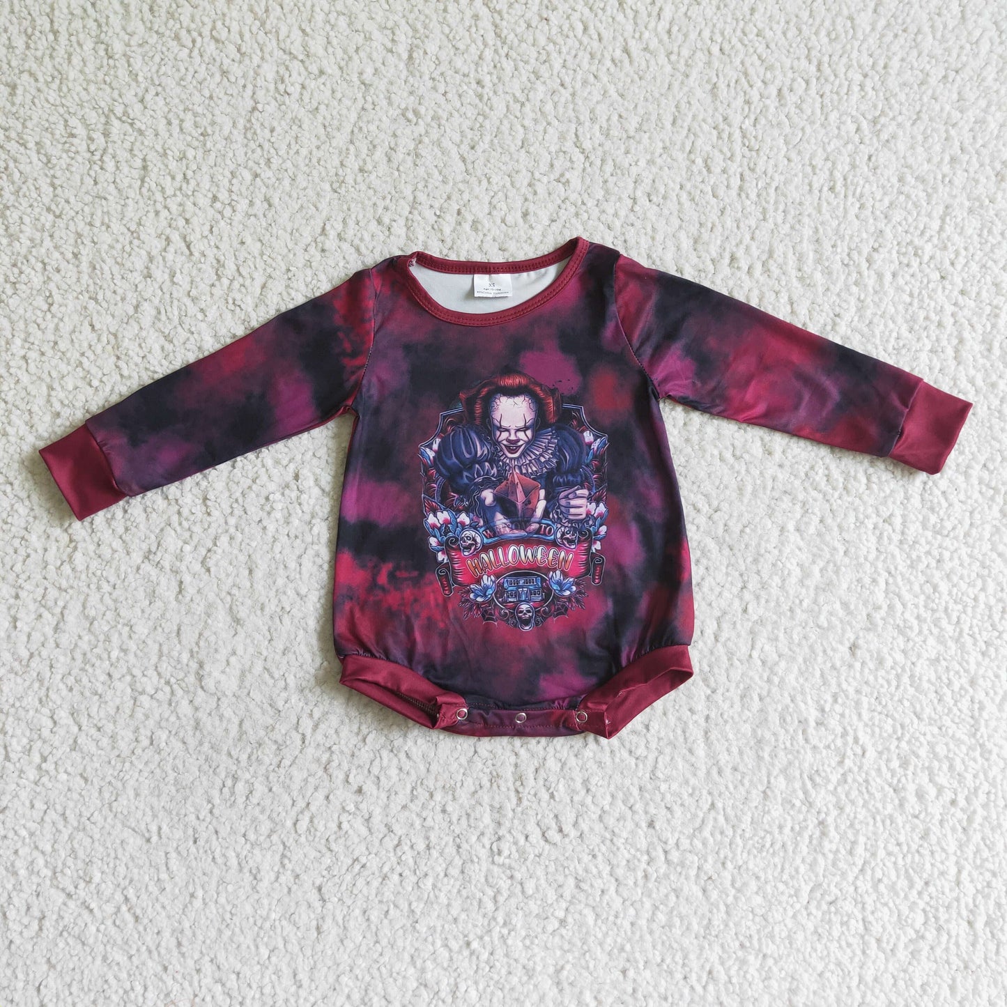 Halloween Cartoon long sleeves romper