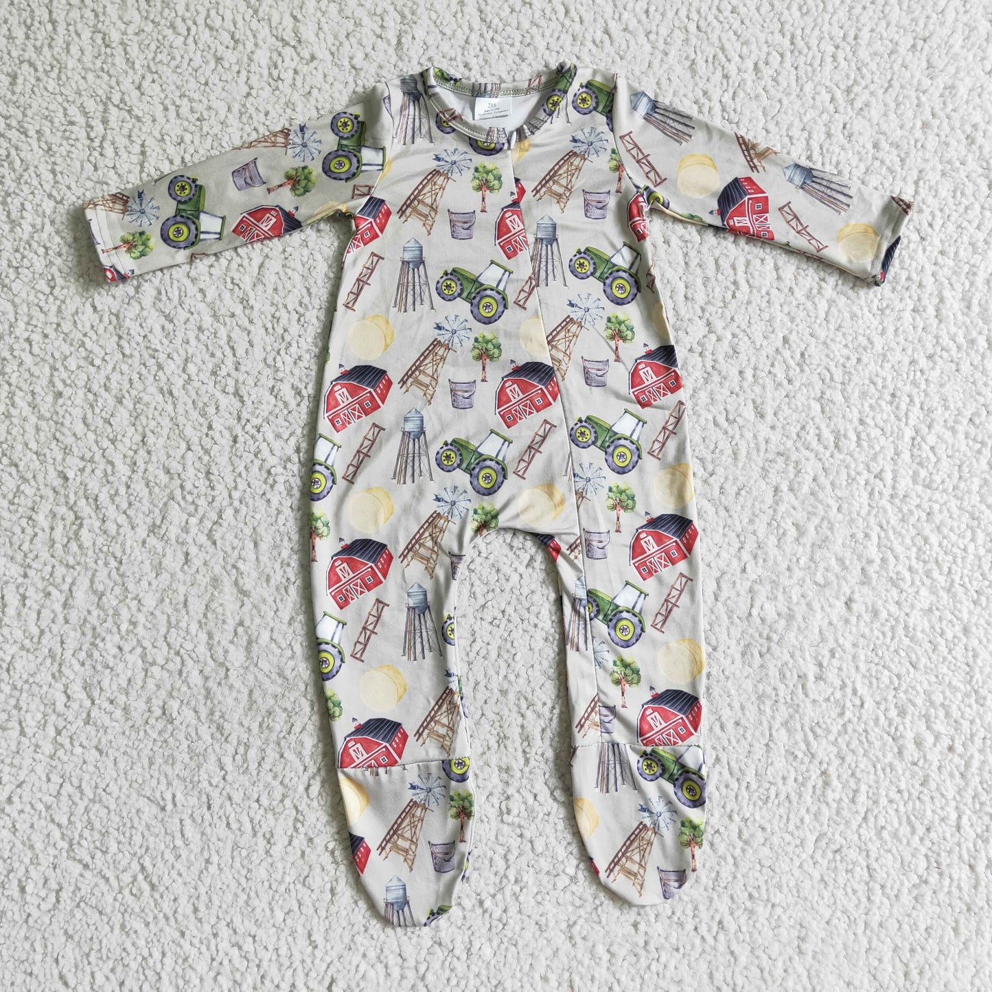 Animal Baby Romper With zipper
